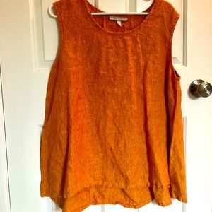 Bryn Walker linen sleeveless Aline tank